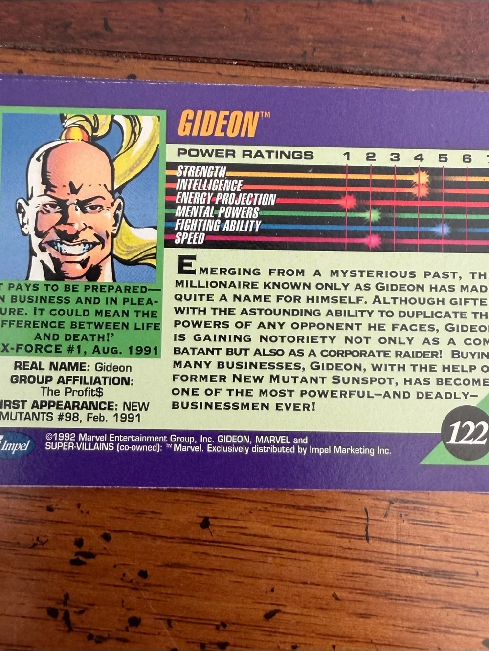 Lot 85 1992 Marvel Universe Series 3 Super Villain Trading Cards Some Doubles